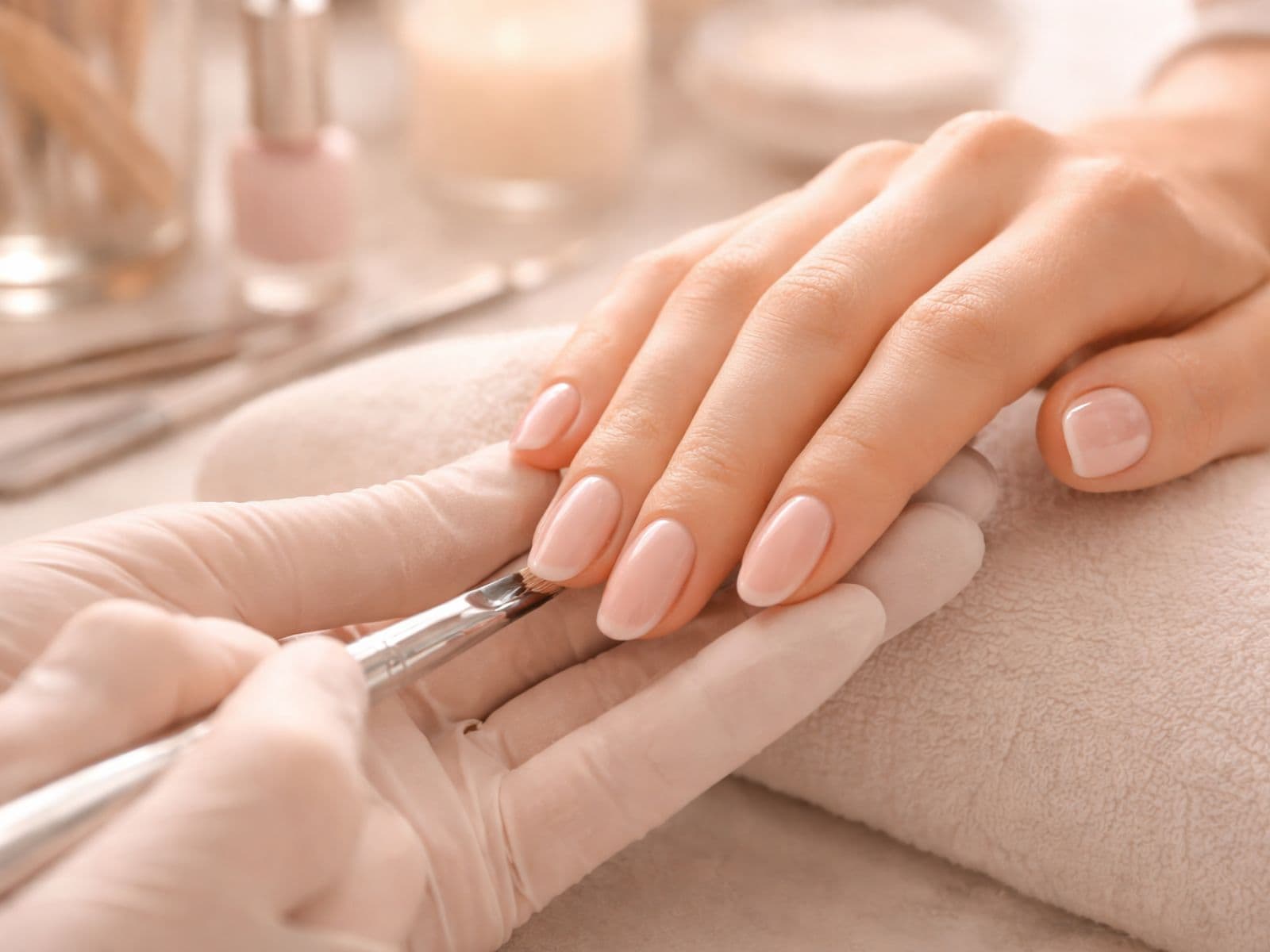 Gel manicure article